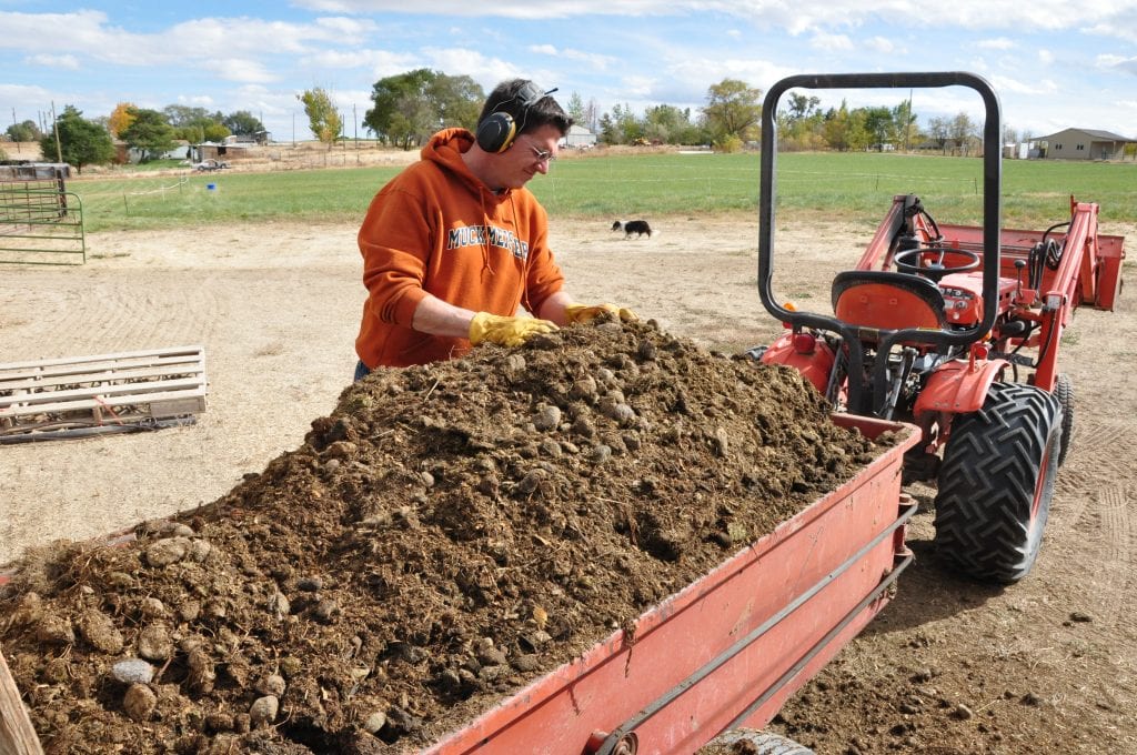 Rich soil for healthy pastures and land management, manure composting, and sustainable horse keeping practices to protect water quality.