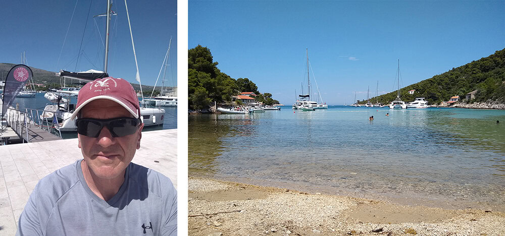 Matt Livengood sailing in Croatia